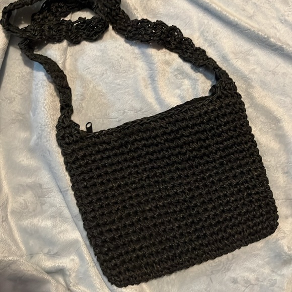 Macrame straw bag VGUC - Picture 7 of 9